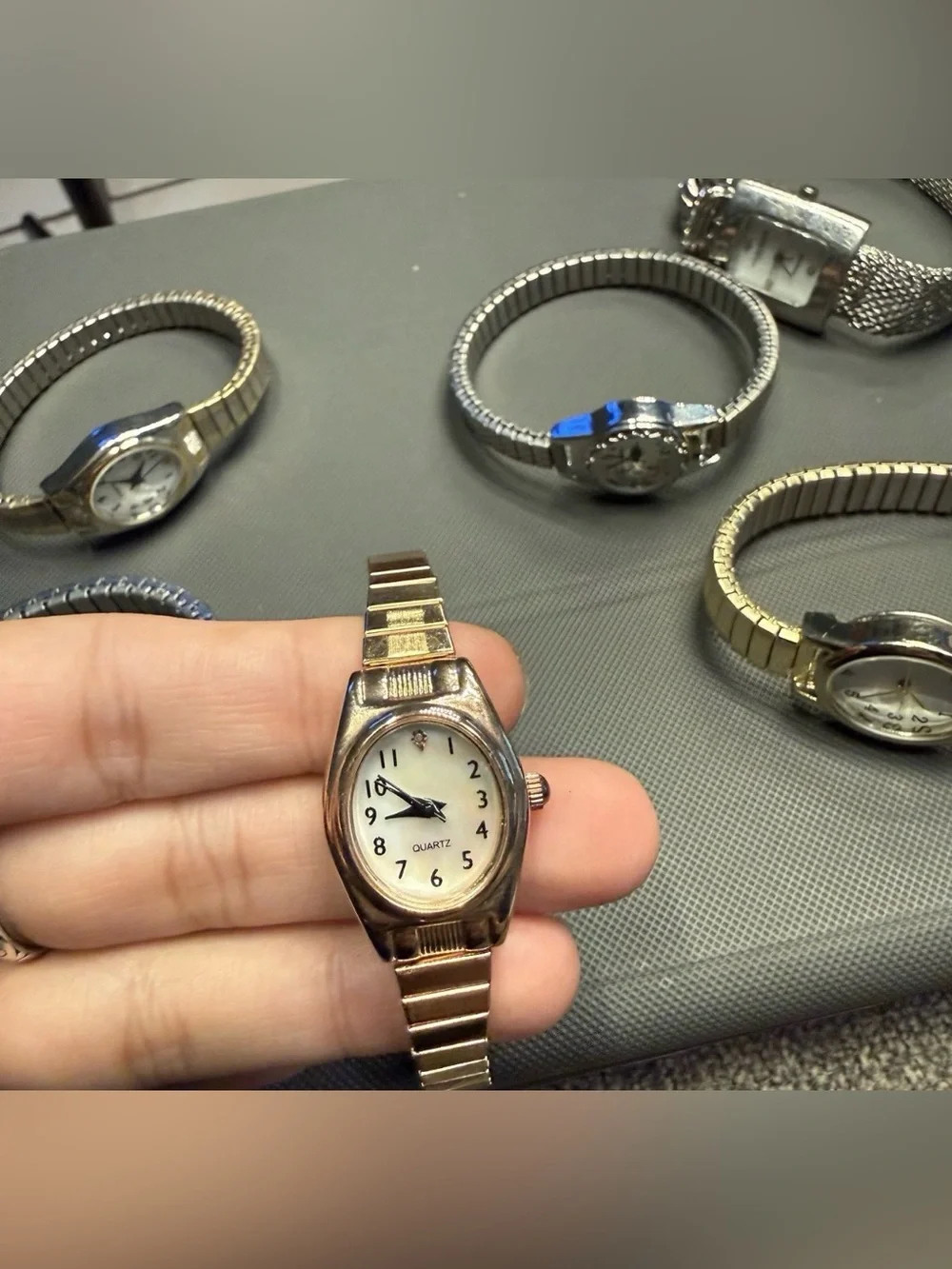 Mixed Estate Jewelry Watch Lot - 6 Womens Vintage Quartz Watches For Parts Craft